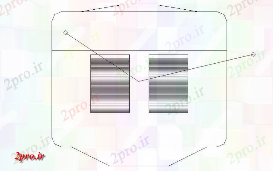 دانلود نقشه اتوماسیون و نقشه های برق واحد تلویزیون جزئیات طراحی واحد های الکتریکی  (کد121122)