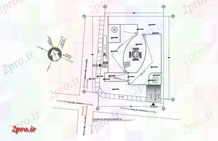 دانلود نقشه اتوماسیون باغ  ساختمان اداری باغ  محوطه سازی  ساختار طراحی جزئیات  (کد121181)