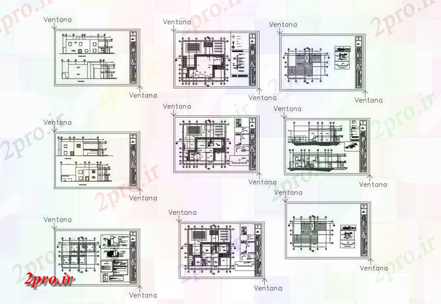 دانلود نقشه ساختمان دولتی ، سازمانی دادگاه محلی ساخت جزئیات معماری پروژه 21 در 22 متر (کد121192)