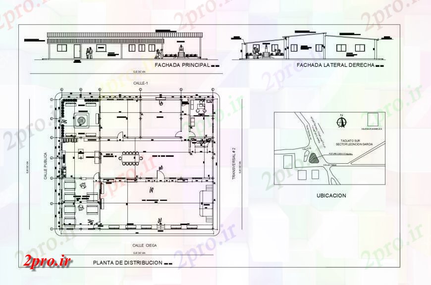 دانلود نقشه ساختمان دولتی ، سازمانی مرکز اجتماعات نما سقف بلوک از بتن، چوب، بخش و طرحی های 21 در 24 متر (کد121215)