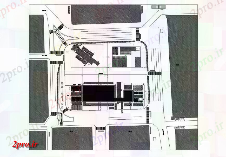 دانلود نقشه کارخانه صنعتی  ، کارگاه یخ Zocalo پردازش طراحی معماری کارخانه طراحی جزئیات  (کد121252)
