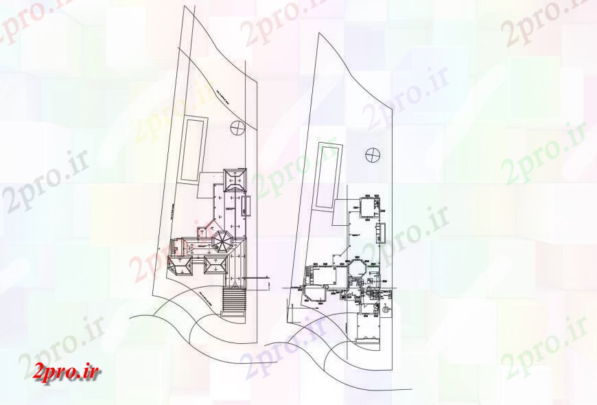 دانلود نقشه مسکونی ، ویلایی ، آپارتمان همکف و طبقه اول ساختار طرحی فریم جزئیات محل باشگاه وانجمن 18 در 19 متر (کد121290)