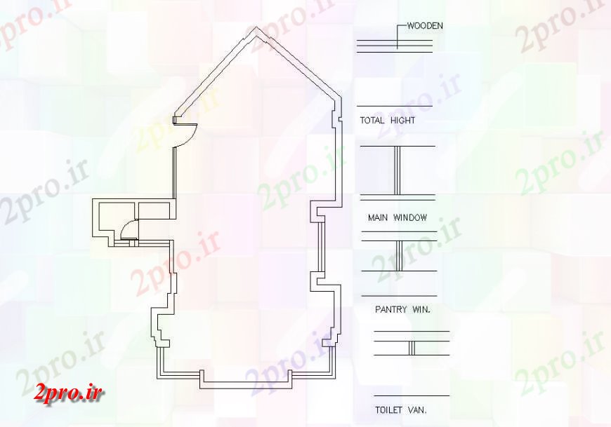 دانلود نقشه طراحی جزئیات ساختار خانه برش فریم طرحی  ساختار طراحی جزئیات (کد121573)