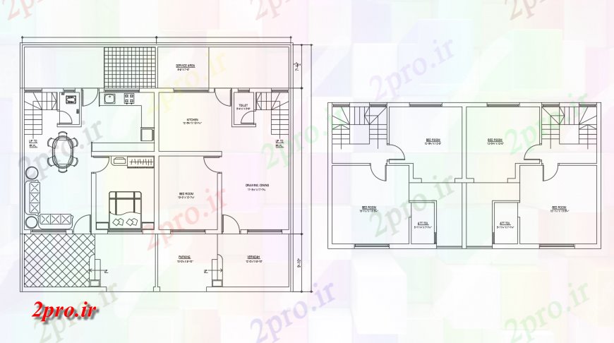 دانلود نقشه مسکونی  ، ویلایی ، آپارتمان  نیمه مبله طرحی خانه کار  دو بعدی   چیدمان اتوکد (کد121741)