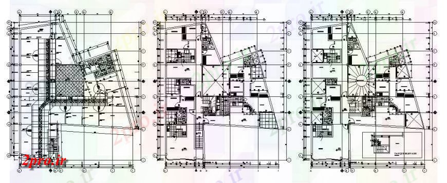 دانلود نقشه مسکونی ، ویلایی ، آپارتمان چند خانواده مسکونی زمین ساختمان، طبقه اول و دوم طرحی توزیع کف جزئیات 20 در 22 متر (کد121782)
