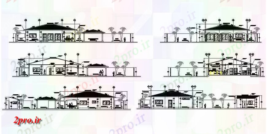 دانلود نقشه مسکونی  ، ویلایی ، آپارتمان  مسکونی آپارتمان   طراحی نما جزئیات اتوکد (کد121898)