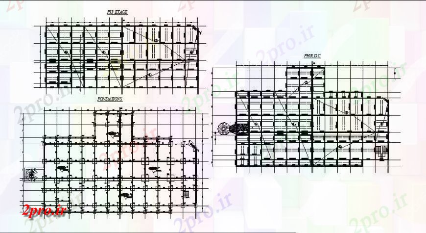 دانلود نقشه طراحی جزئیات ساختار بنیاد برنامه ریزی و ساختار جزئیات تک خانواده خانه (کد121991)