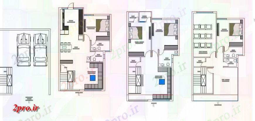دانلود نقشه مسکونی  ، ویلایی ، آپارتمان  آپارتمان ساخت و ساز خانه های مسکونی طراحی جزئیات  (کد122109)