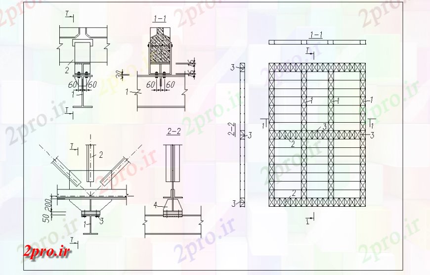 دانلود نقشه طراحی جزئیات ساختار جزئیات ساختار نشیمن طراحی (کد122286)