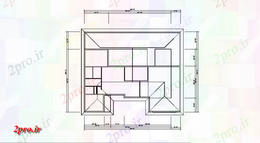 دانلود نقشه طراحی جزئیات ساختار قابسازی جزئیات طرحی خانه  طبقه طراحی جزئیات  (کد122361)