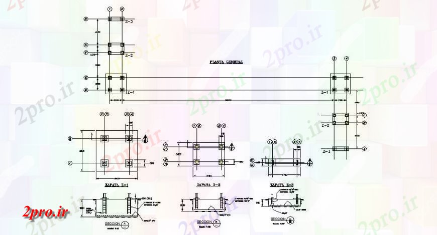دانلود نقشه جزئیات ساخت پل پل طرحی کلی، پایه و اساس و ساخت و ساز جزئیات (کد122515)