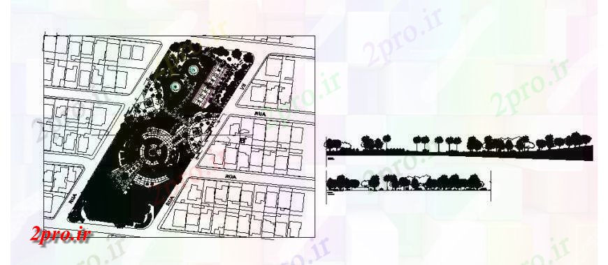 دانلود نقشه پارک - باغ    عمومی طرحی منطقه طرحی جزئیات شهری و جزئیات مقطعی  (کد122552)