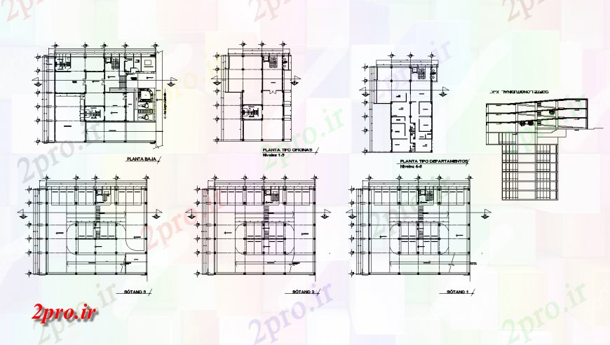 دانلود نقشه ساختمان اداری - تجاری - صنعتی طرحی شرکت دفتر طبقه ساختمان با نصب و راه اندازی بهداشتی جزئیات 28 در 32 متر (کد122600)