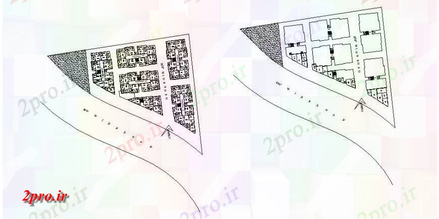 دانلود نقشه مسکونی  ، ویلایی ، آپارتمان  طرحی آپارتمان   طبقه کارگر  (کد122719)