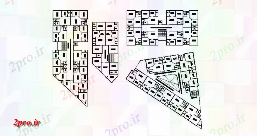 دانلود نقشه مسکونی  ، ویلایی ، آپارتمان  طرحی ساخت و ساز آپارتمان   مسکونی    (کد122720)