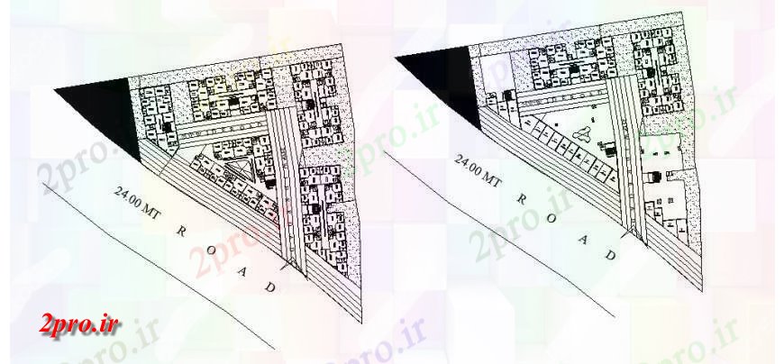 دانلود نقشه مسکونی  ، ویلایی ، آپارتمان  کار طرحی طبقه از طراحی آپارتمان   مسکونی (کد122721)