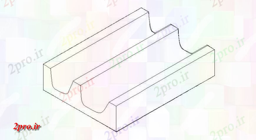 دانلود نقشه بلوک ، آرام ، نماد پویا سقف کاشی نما  (کد122748)