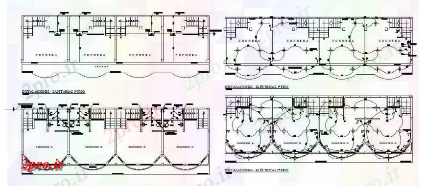 دانلود نقشه طراحی داخلی ساختمان نصب و راه اندازی الکتریکی دو بعدی   طراحی  (کد122777)
