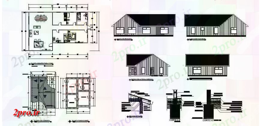 دانلود نقشه مسکونی  ، ویلایی ، آپارتمان  مسکونی کار طرحی خانه و نما    (کد122830)