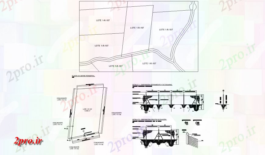 دانلود نقشه ورزشگاه ، سالن ورزش ، باشگاه بخش و حصار و خودکار طراحی سازنده جزئیات ورزشی زمین 55 در 100 متر (کد122895)