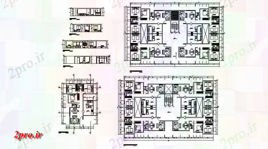 دانلود نقشه مسکونی  ، ویلایی ، آپارتمان  اجتماعی مسکن چند خانواده ایجاد بخش و طرحی های  (کد122953)