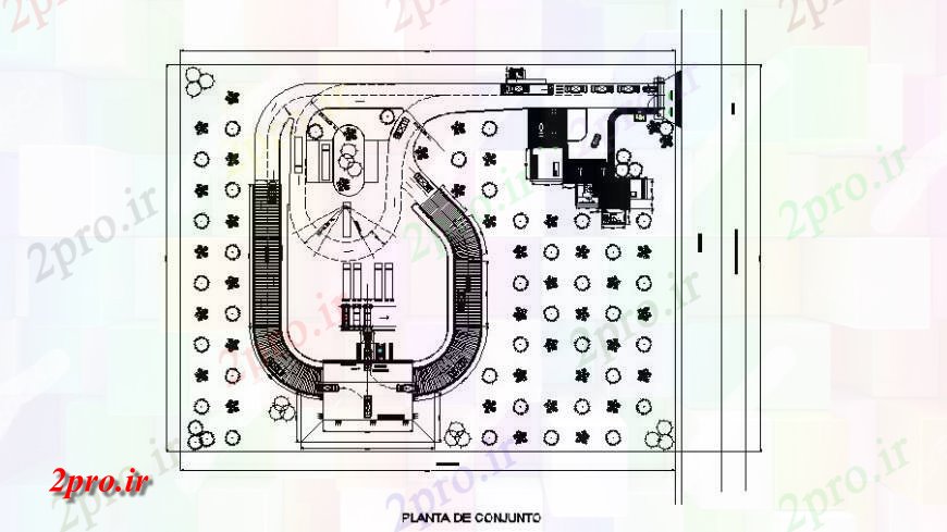 دانلود نقشه اتوماسیون باغ  باغ  تجهیزات ساخت و ساز و ساختار محوطه سازی  (کد122954)