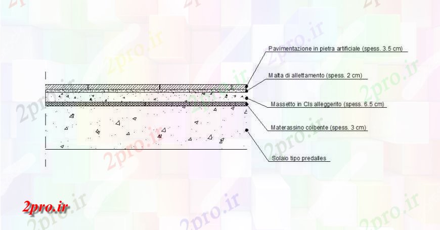 دانلود نقشه جزئیات پله و راه پله  آرمه کف بتن  ساختار سازنده طراحی جزئیات  (کد123081)