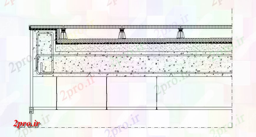 دانلود نقشه جزئیات پله و راه پله  طبقه بتن آرمه از خانه سازنده جزئیات ساختار  (کد123082)