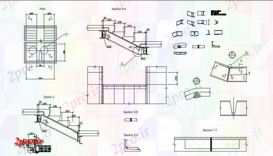 دانلود نقشه جزئیات پله و راه پله   راه پله بخش ها و جزئیات ساخت و ساز ساختمان خانه طراحی جزئیات  (کد123120)