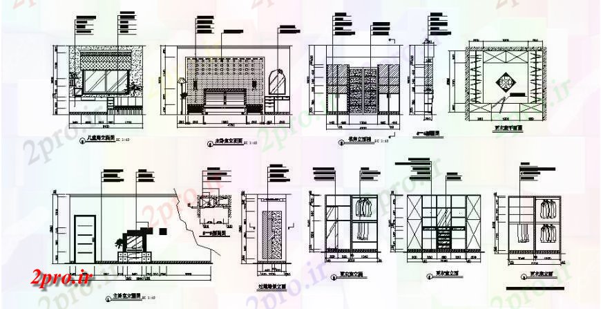 دانلود نقشه طراحی و مبلمان اتاقمبلمان اتاق نشیمن بلوک جزئیات 13 در 13 متر (کد123237)