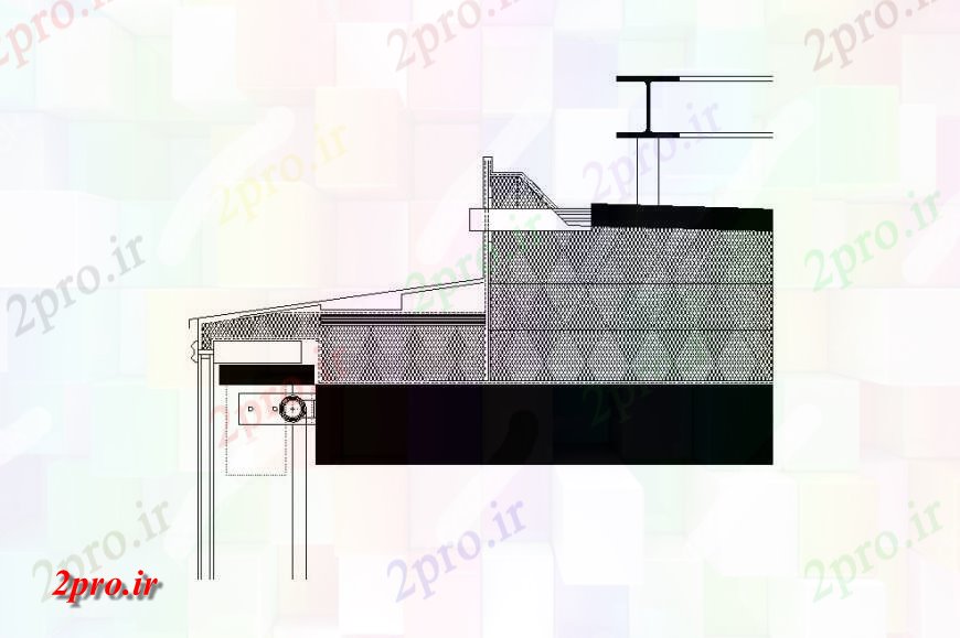 دانلود نقشه جزئیات طراحی در و پنجره  جفت درب و نصب و راه اندازی طراحی جزئیات  (کد123414)