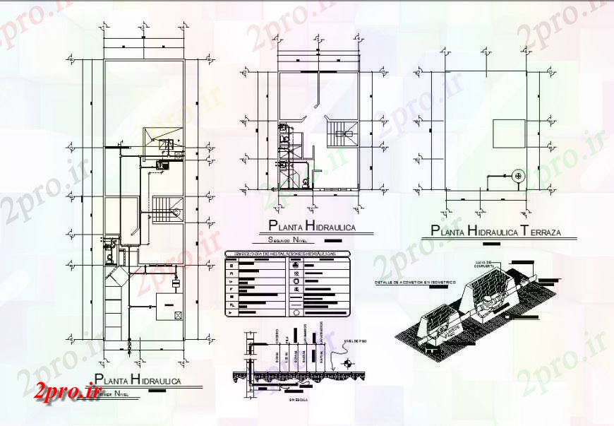 دانلود نقشه مسکونی ، ویلایی ، آپارتمان طبقه خانه نصب و راه اندازی بهداشتی و سیستم آب هیدرولیک طراحی جزئیات 6 در 9 متر (کد123514)