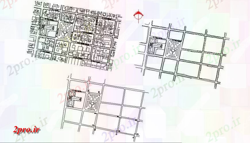 دانلود نقشه برنامه ریزی شهری برنامه ریزی شهری نقشه معماری  (کد123951)