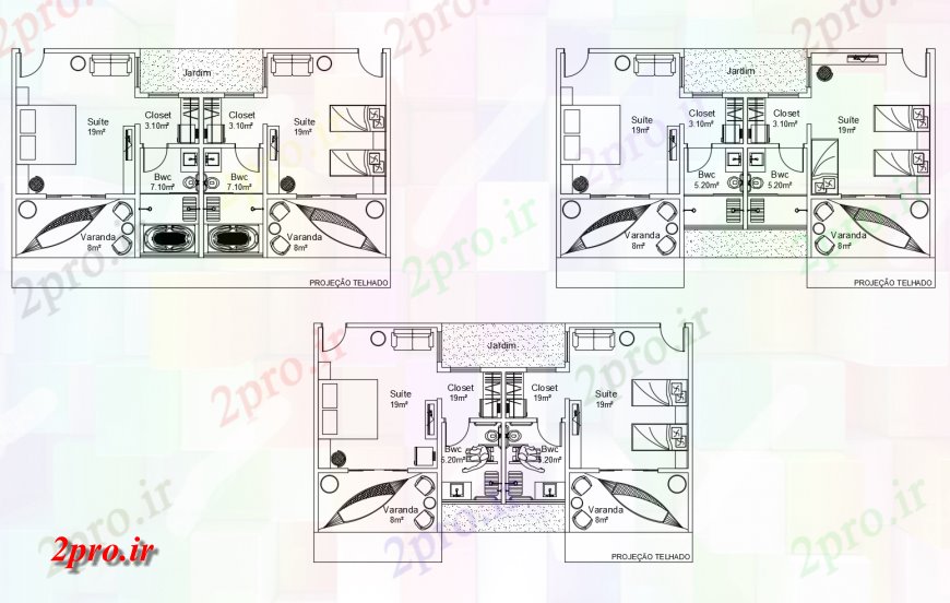 دانلود نقشه مسکونی  ، ویلایی ، آپارتمان  خانه مسکونی مبله طرحی کار  (کد124007)