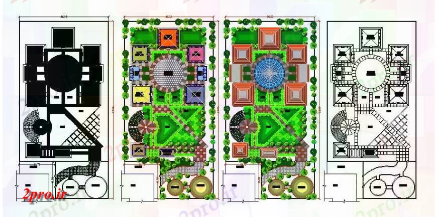 دانلود نقشه دانشگاه ، آموزشکده ، مدرسه ، هنرستان ، خوابگاه - کودک سایت باغ طراحی 29 در 68 متر (کد124028)