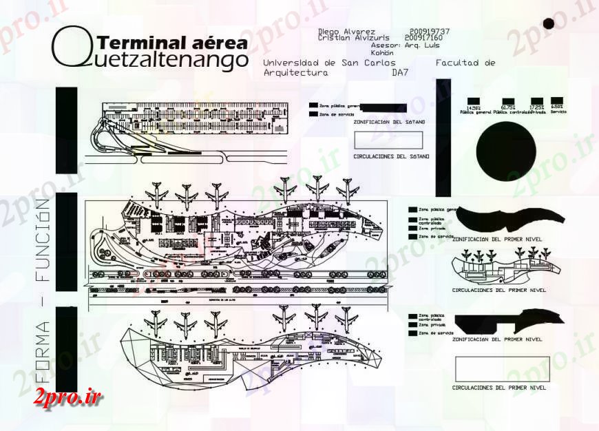 دانلود نقشه فرودگاه ترمینال ساخت و ساز و باند طرحی جزئیات طرحی  دو بعدی   (کد124149)