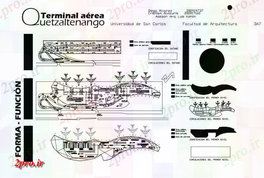 دانلود نقشه فرودگاه ترمینال ساخت و ساز و فرودگاه طرحی سیستم پارکینگ  طرحی  (کد124152)