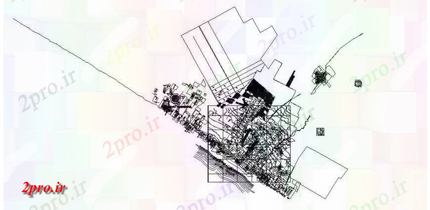 دانلود نقشه برنامه ریزی شهری برنامه ریزی شهرستان معماری طراحی اتوکد (کد124257)