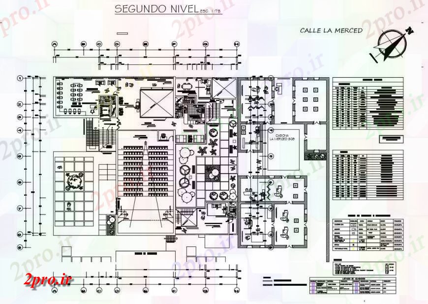 دانلود نقشه جزئیات و فضای داخلی شرکت  طرحی جزئیات از ساختمان اداری با مبلمان  طرحی واحد  (کد124604)