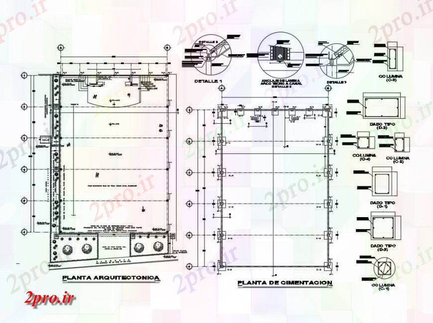 دانلود نقشه جزئیات میلگرد گذاریساختمان ستون نصب و راه اندازی   (کد124677)