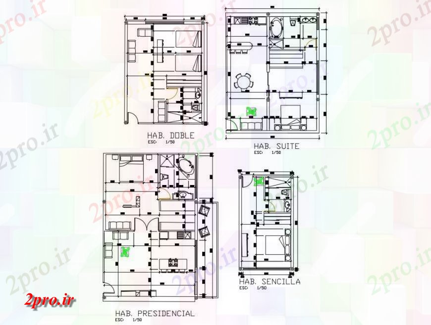 دانلود نقشه مسکونی  ، ویلایی ، آپارتمان  طرحی خانه  طرحی بلوک ساخت و ساز اتوکد (کد124701)