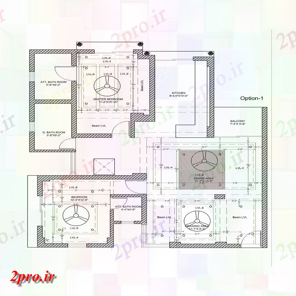 دانلود نقشه مسکونی  ، ویلایی ، آپارتمان  خانه طرحی جزئیات  دو بعدی   PDF طرح (کد124813)