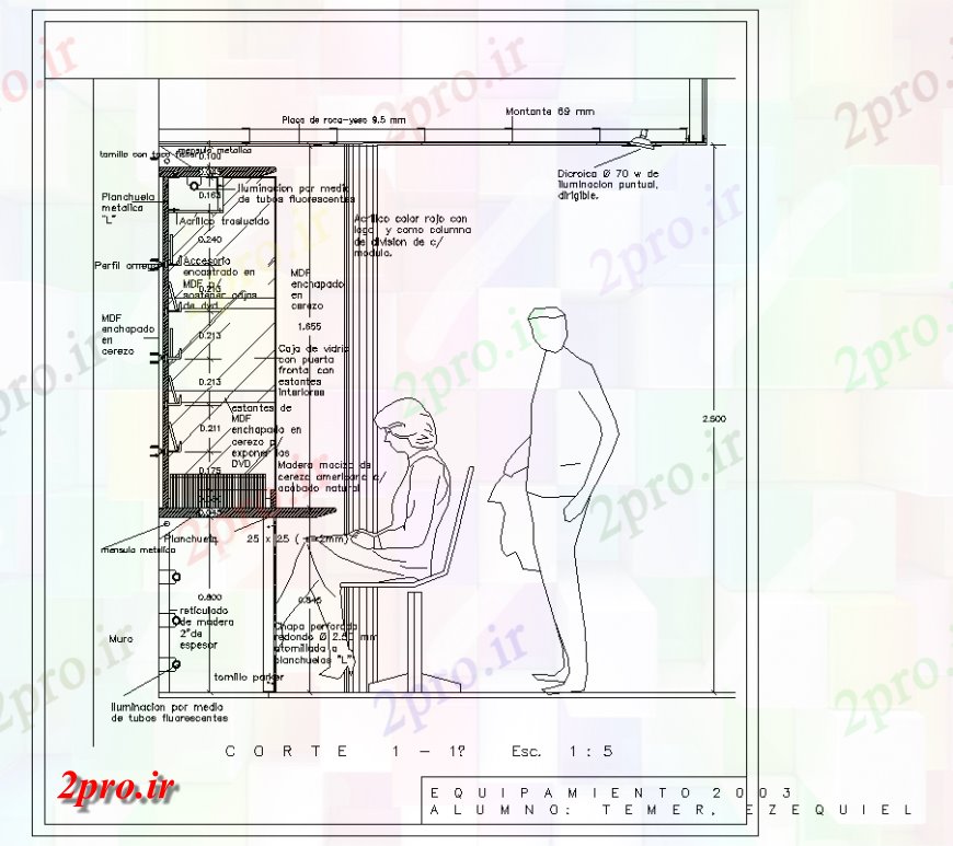 دانلود نقشه نمایشگاه ; فروشگاه - مرکز خرید جزئیات بخشی از ساختمان سالن  دو بعدی   (کد124842)