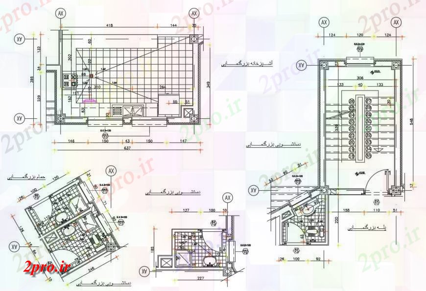 دانلود نقشه حمام مستر بهداشتی بخش، برنامه ریزی و نصب و راه اندازی جزئیات ویلا  (کد124860)