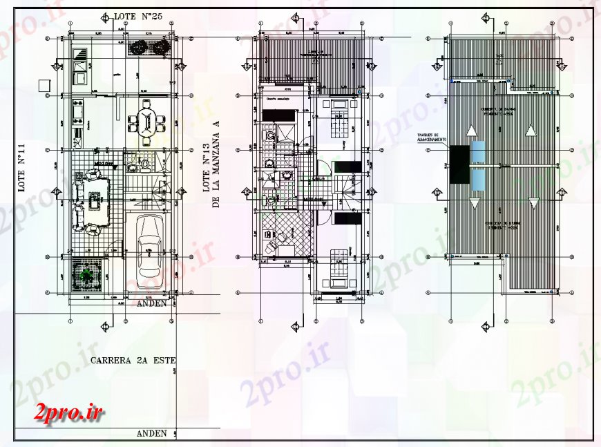 دانلود نقشه مسکونی  ، ویلایی ، آپارتمان  جزئیات طرحی دو بعدی  مسکن  طرحی  (کد124868)