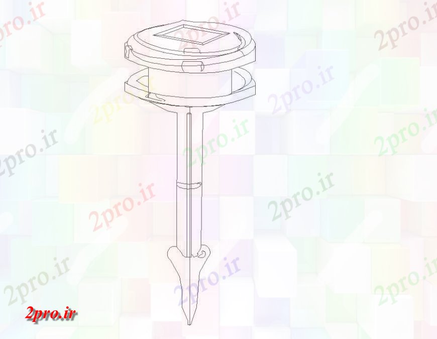 دانلود نقشه اتوماسیون و نقشه های برق مدل دو بعدی  از نور  نور بلوک جزء الکتریکی (کد125048)