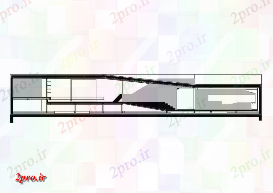 دانلود نقشه مسکونی  ، ویلایی ، آپارتمان  خانه دو طبقه  مقطعی جزئیات طراحی  اصلی (کد125146)