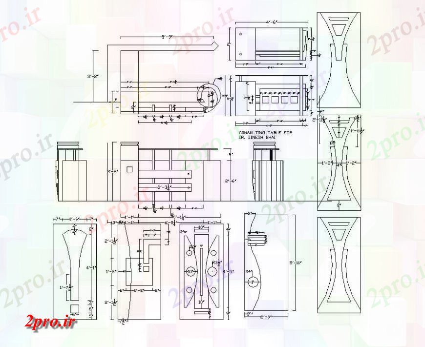 دانلود نقشه جزئیات طراحی در و پنجره  بلوک های پویا از جزئیات درب  دو بعدی   (کد125224)