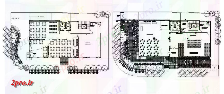 دانلود نقشه جزئیات فضای داخلی ناهار خوری  جزئیات طرحی دو بعدی  رستوران  طرحی ساختمان اتوکد (کد125241)