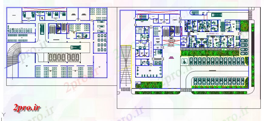 دانلود نقشه بیمارستان - درمانگاه - کلینیک معماری طراحی پیشنهادی کلینیک خصوصی طراحی 31 در 53 متر (کد125250)